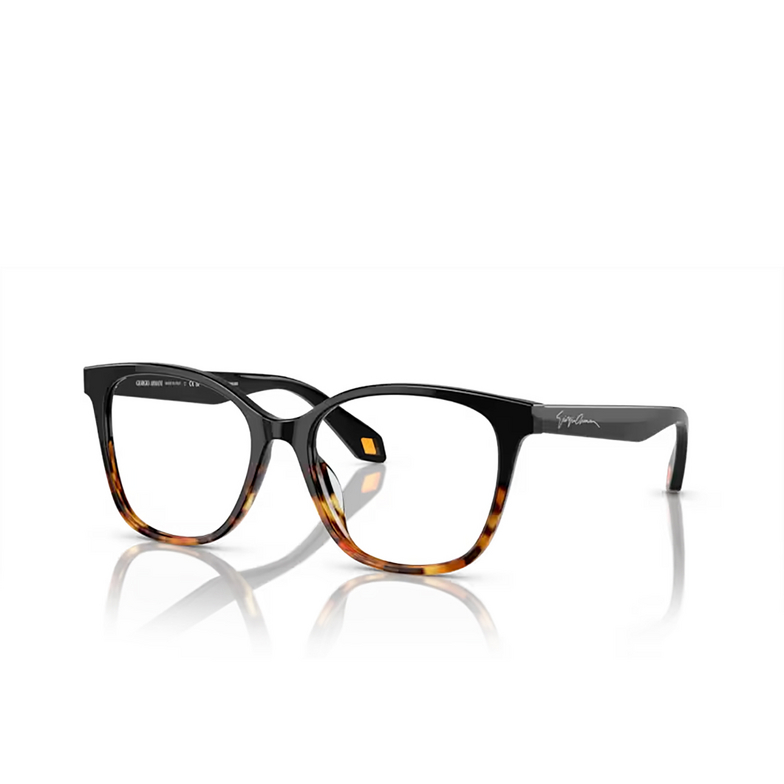 Giorgio Armani AR7246U Eyeglasses 5875 black / yellow havana - 2/4