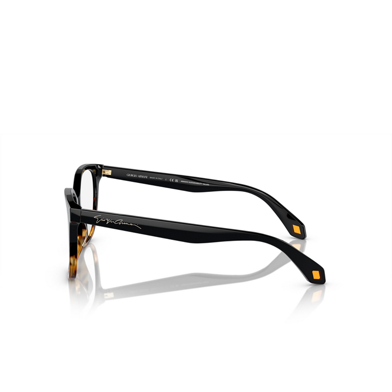 Giorgio Armani AR7246U Eyeglasses 5875 black / yellow havana - 3/4