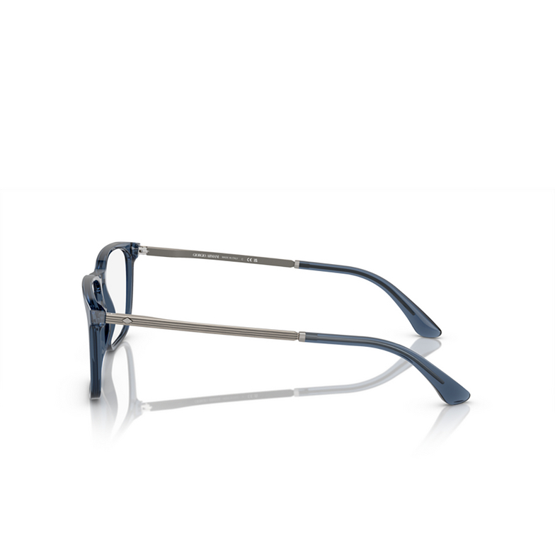 Giorgio Armani AR7249 Eyeglasses 6035 transparent blue - 3/4
