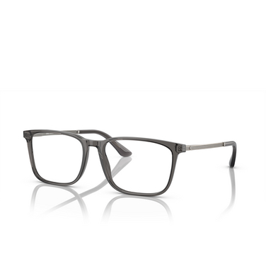 Giorgio Armani AR7249 Eyeglasses 6036 transparent grey - three-quarters view