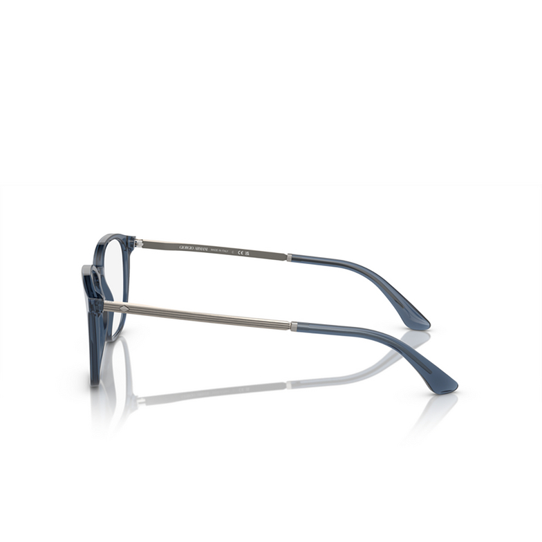 Giorgio Armani AR7250 Eyeglasses 6035 trasparent blue - 3/4