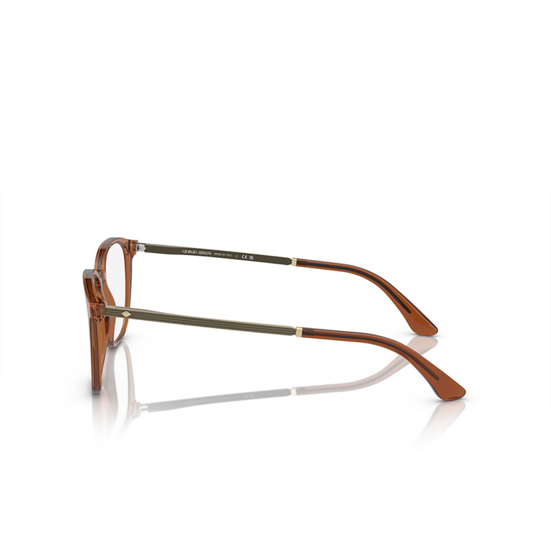Giorgio Armani AR7250 Eyeglasses 6046 trasparent brown - 3/4