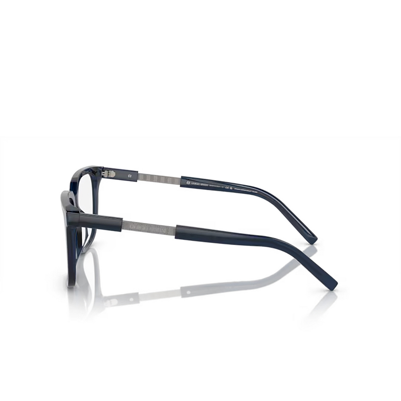 Giorgio Armani AR7252U Eyeglasses 6047 trasparent blue - 3/4