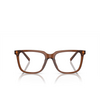 Occhiali da vista Giorgio Armani AR7252U 6049 trasparent brown - anteprima prodotto 1/4