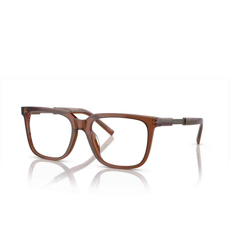 Giorgio Armani AR7252U Eyeglasses 6049 trasparent brown - 2/4