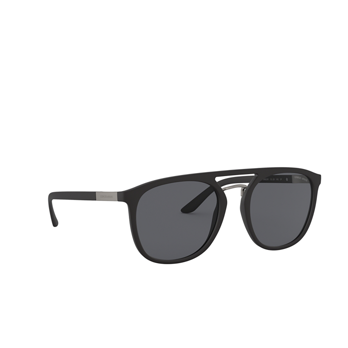 Giorgio Armani AR8118 Sunglasses 504281 Black - three-quarters view