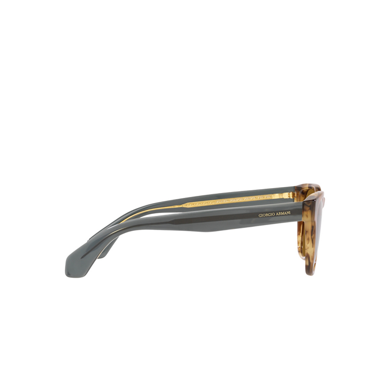 Giorgio Armani AR8155 Sunglasses 594233 opal striped brown - 3/4