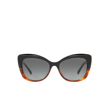 Giorgio Armani AR8161 Sunglasses 592811 black/striped brown - front view