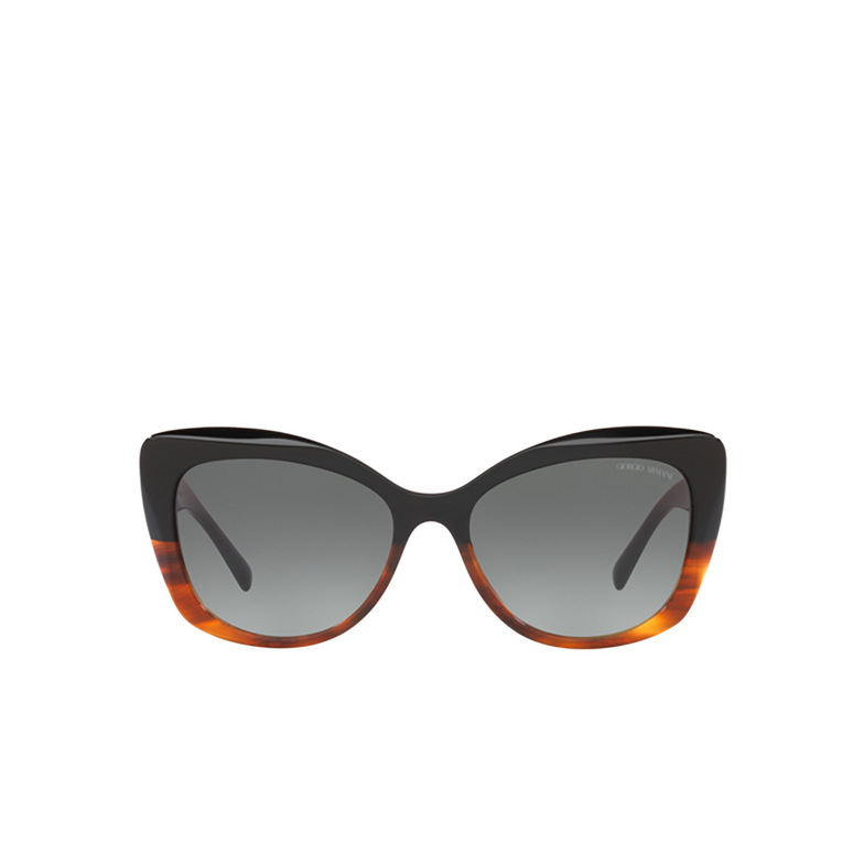 Giorgio Armani AR8161 Sunglasses 592811 black/striped brown - 1/4