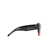 Giorgio Armani AR8161 Sunglasses 592811 black/striped brown - product thumbnail 3/4