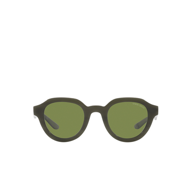 Giorgio Armani AR8172U Sunglasses 59714E bilayer marble green - front view