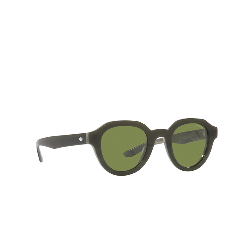 Giorgio Armani AR8172U Sunglasses 59714E bilayer marble green - 2/4