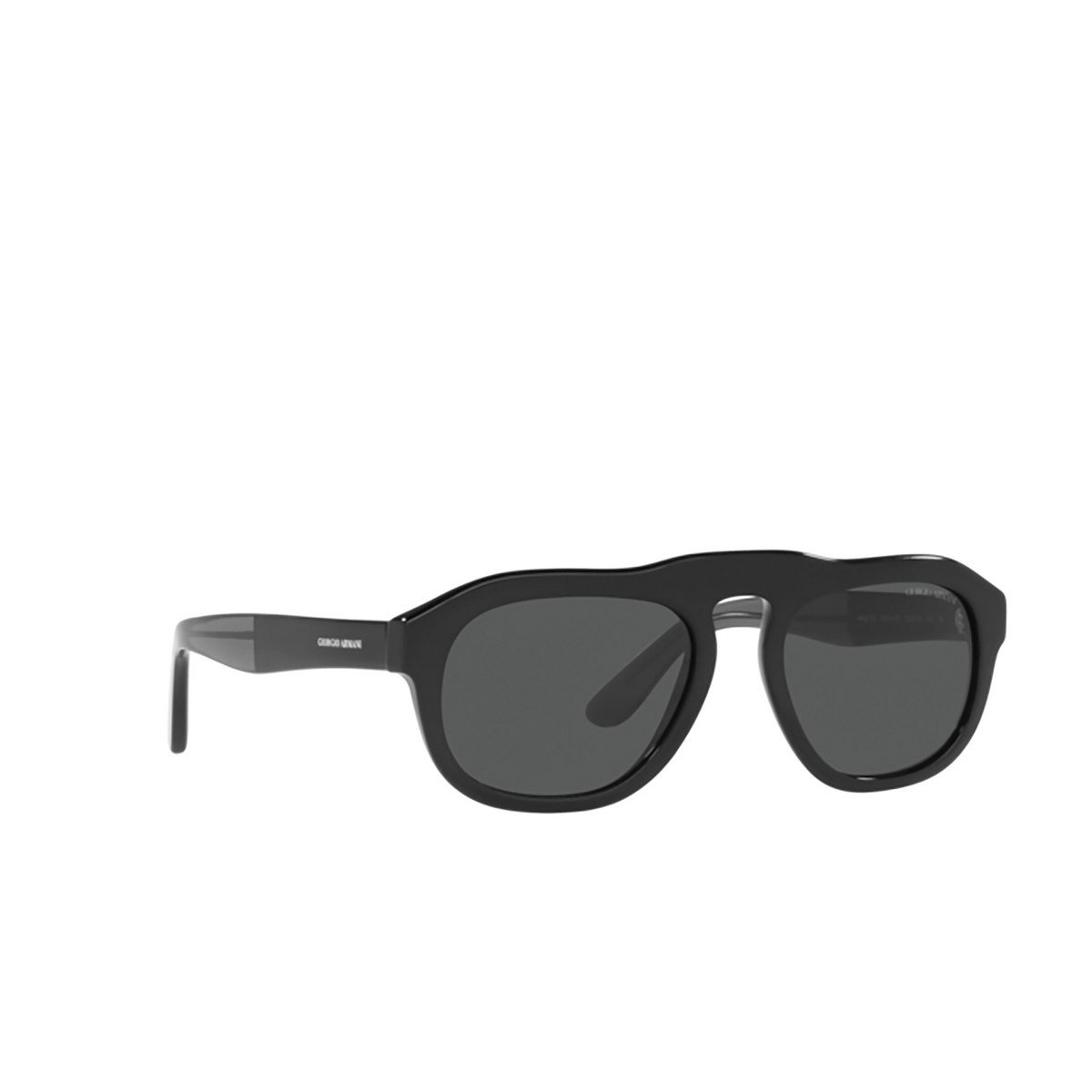 Giorgio Armani AR8173 Sunglasses 500187 Black - three-quarters view