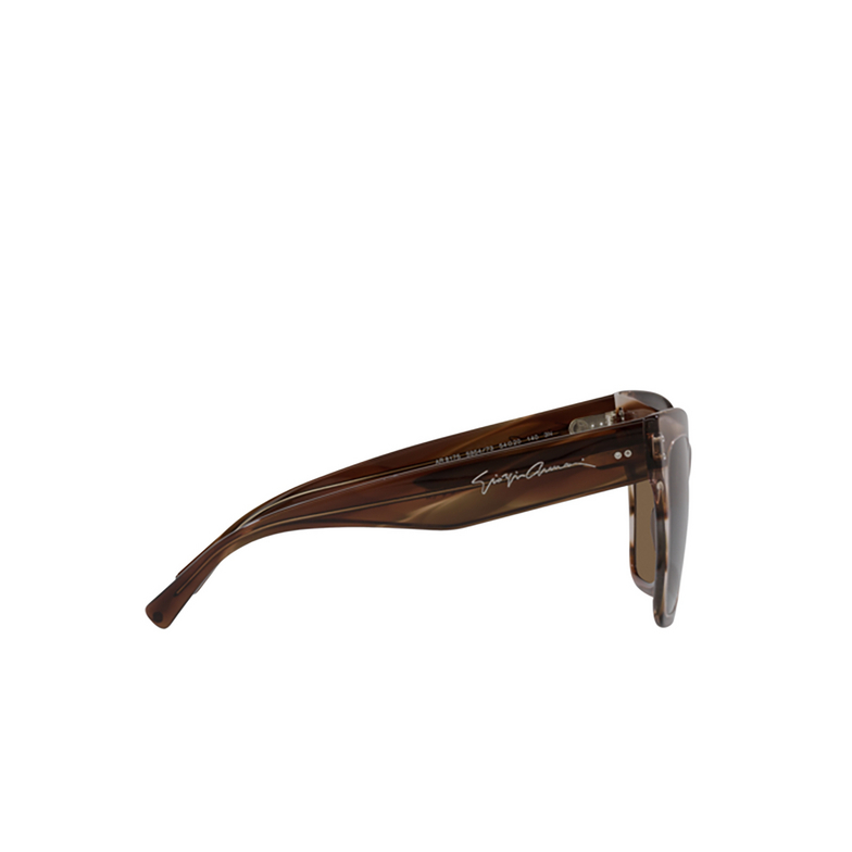 Giorgio Armani AR8175 Sunglasses 595473 striped brown - 3/4