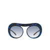 Giorgio Armani AR8178 Sunglasses 596819 blue tortoise - product thumbnail 1/4