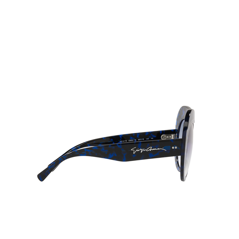 Giorgio Armani AR8178 Sunglasses 596819 blue tortoise - 3/4
