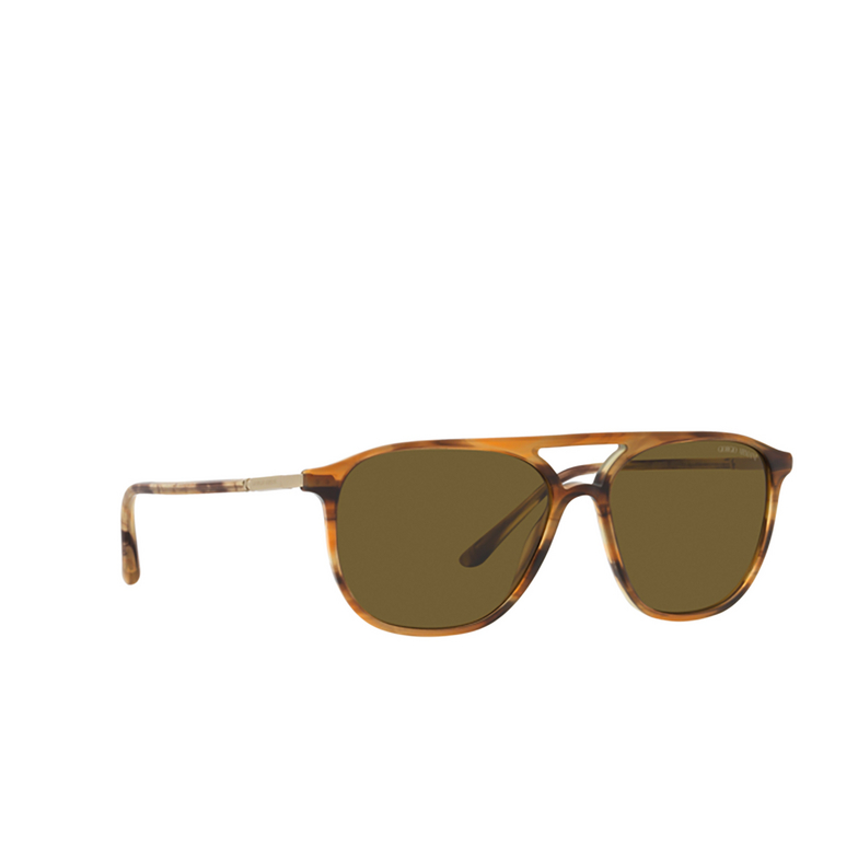 Giorgio Armani AR8179 Sunglasses 600273 striped brown - 2/4