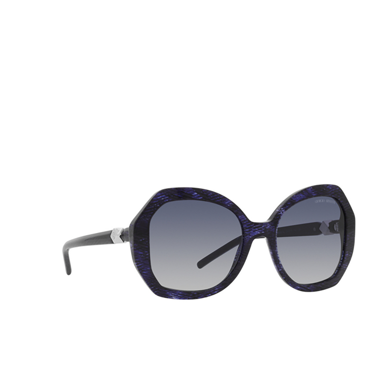 Giorgio Armani AR8180 Sunglasses 60004L blue havana - 2/4