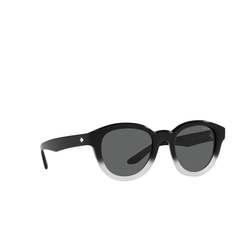 Gafas de sol Giorgio Armani AR8181 5996B1 gradient black / white - 2/4