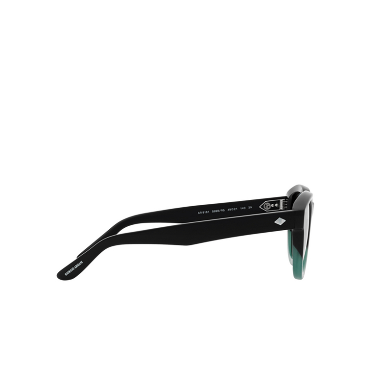Occhiali da sole Giorgio Armani AR8181 5998R5 gradient black / petroleum - 3/4