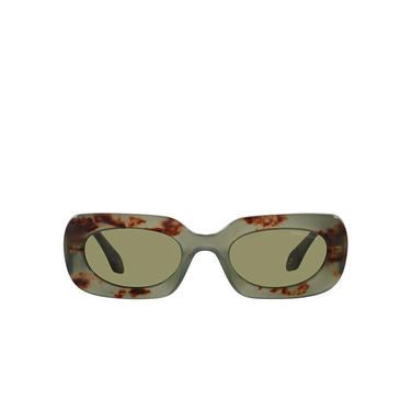 Giorgio Armani AR8182 Sunglasses 597714 green havana - front view
