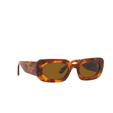 Giorgio Armani AR8182 Sunglasses 598833 red havana - three-quarters view