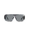Giorgio Armani AR8183 Sunglasses 598602 striped blue - product thumbnail 1/4