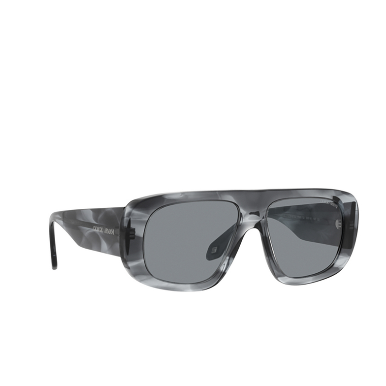 Giorgio Armani AR8183 Sunglasses 598602 striped blue - 2/4
