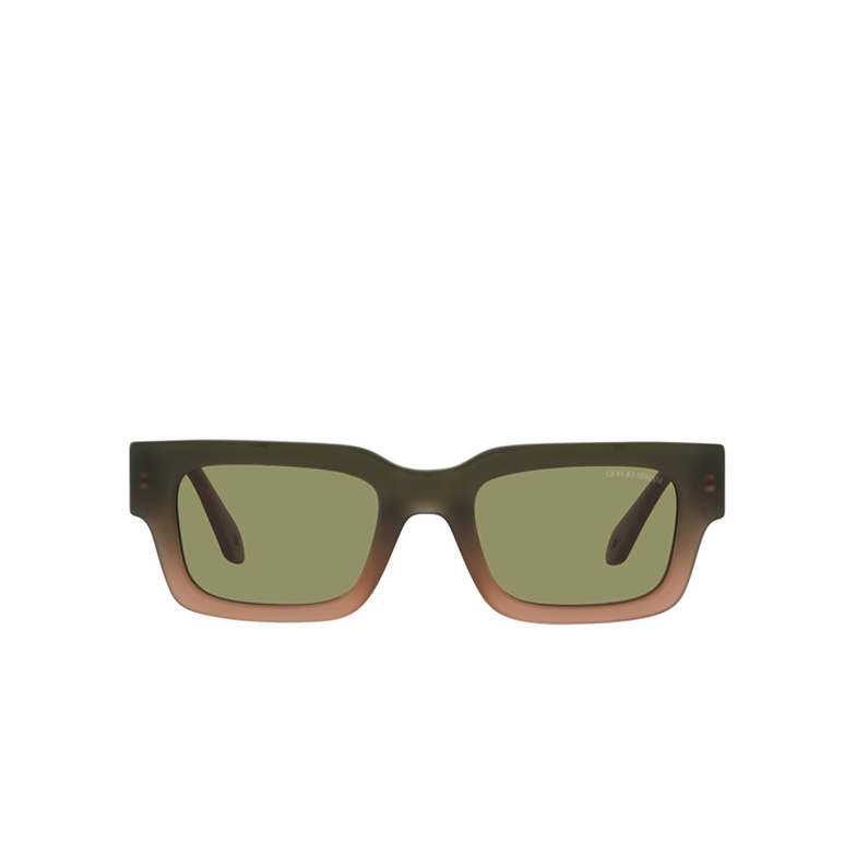 Giorgio Armani AR8184U Sunglasses 598214 gradient green / brown - 1/4