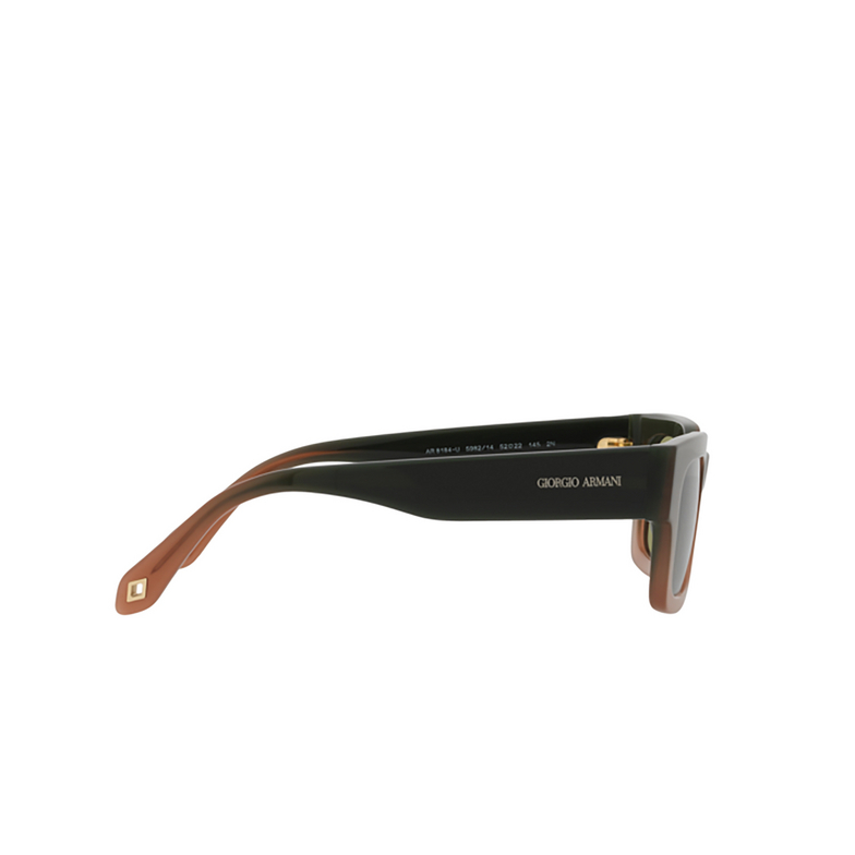 Giorgio Armani AR8184U Sunglasses 598214 gradient green / brown - 3/4