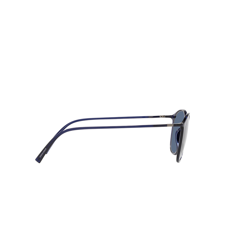 Gafas de sol Giorgio Armani AR8186U 600380 transparent blue - 3/4