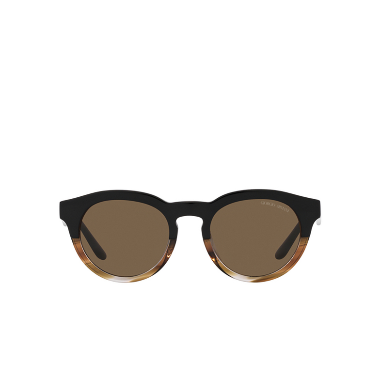 Giorgio Armani AR8189U Sunglasses 600673 black/striped brown - 1/4