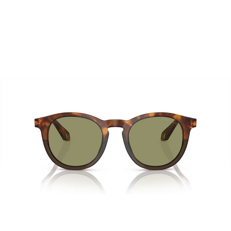 Giorgio Armani AR8192 Sunglasses 598814 havana red / opal olive green - 1/4