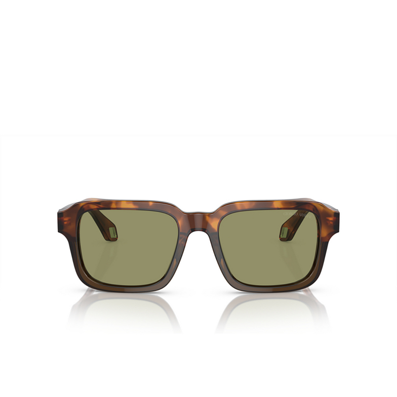 Giorgio Armani AR8194U Sunglasses 598814 havana red / opaline olive green - 1/4