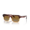Giorgio Armani AR8194U Sunglasses 6034B2 red havana / honey havana - product thumbnail 2/4