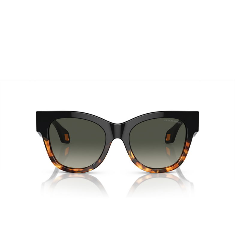 Giorgio Armani AR8195U Sunglasses 587519 black / yellow havana - 1/4