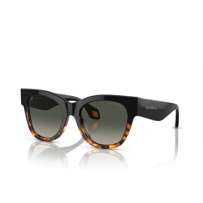 Giorgio Armani AR8195U Sunglasses 587519 black / yellow havana - 2/4