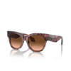 Giorgio Armani AR8195U Sunglasses 60320A bordeaux havana / havana grey - product thumbnail 2/4