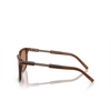 Gafas de sol Giorgio Armani AR8202U 604973 trasparent brown - Miniatura del producto 3/4