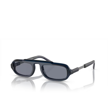 Gafas de sol Giorgio Armani AR8203 604719 trasparent blue - Vista tres cuartos