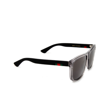 Gucci GG0010S Sunglasses 004 grey - three-quarters view