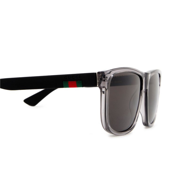 Gucci GG0010S Sunglasses 004 grey - 3/4