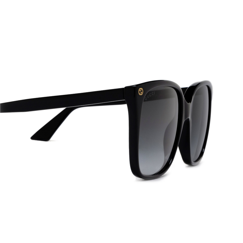 Gucci GG0022S Sunglasses 001 black - 3/5