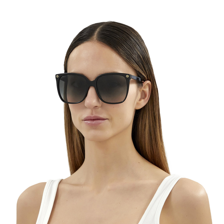 Gucci GG0022S Sunglasses 001 black - 5/5
