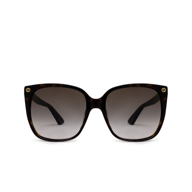 Gucci GG0022S Sunglasses 003 havana - front view