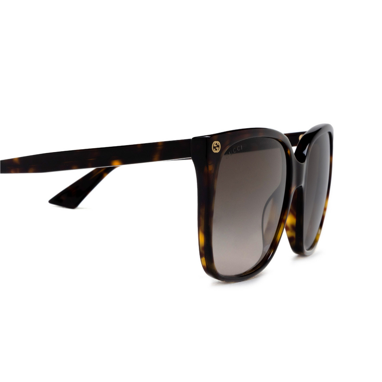 Gucci GG0022S Sunglasses 003 havana - 3/5