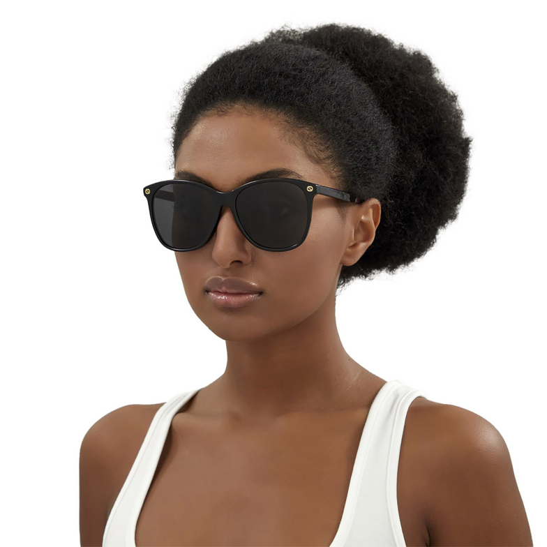 Gucci GG0024S Sunglasses 001 black - 5/5