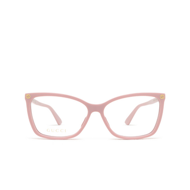 Gucci GG0025O Korrektionsbrillen 011 pink - Vorderansicht