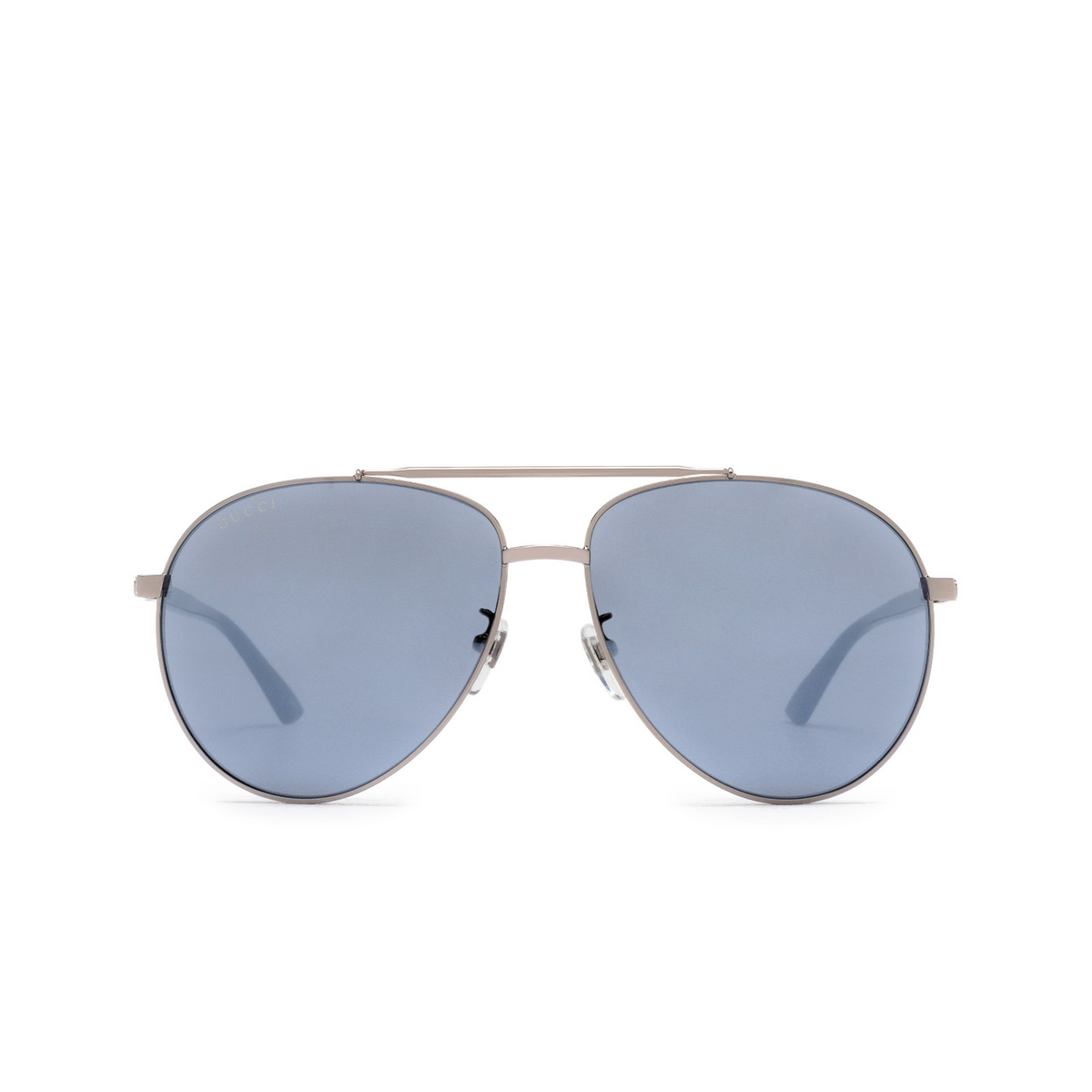 Gucci GG0043SA Sunglasses 001 Ruthenium - front view