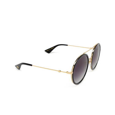 Gucci GG0061S Sunglasses 001 black - three-quarters view